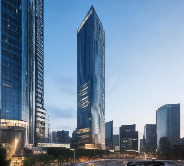 新合作商贸城4栋1号楼，区域商业枢纽，城市活力引擎