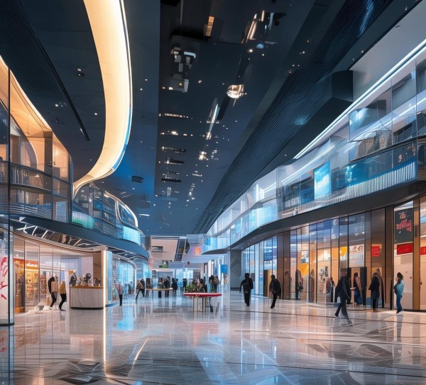 汇黔商贸城装修实景案例，空间焕新，商业活力全开！